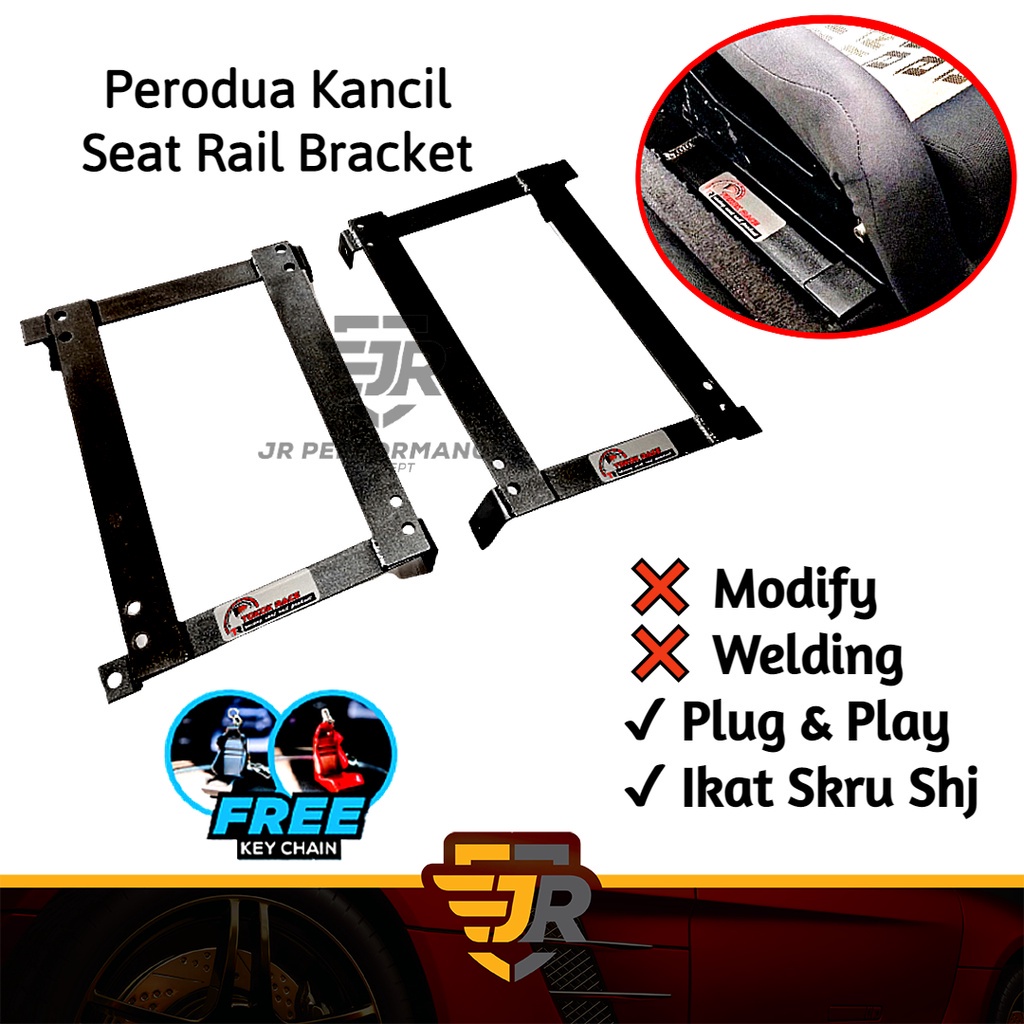 Tokok Race Bucket Seat Bracket Perodua Kancil Petak For Recaro Bride
