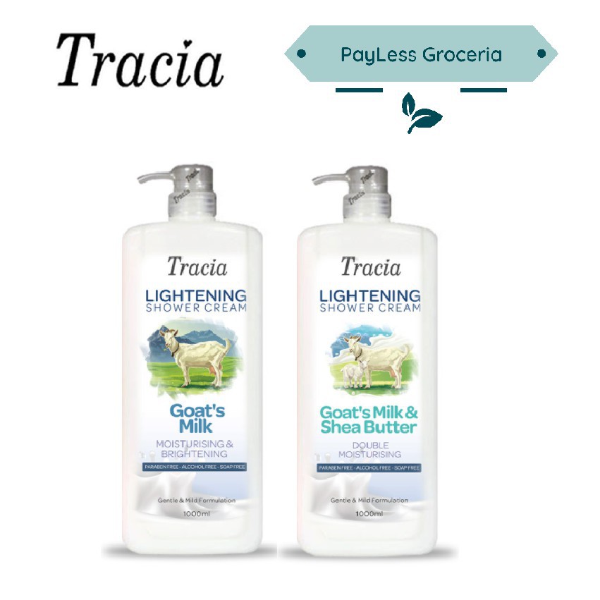 body wash Tracia Lightening Goat Milk / Shea Butter Shower Cream 1000ml