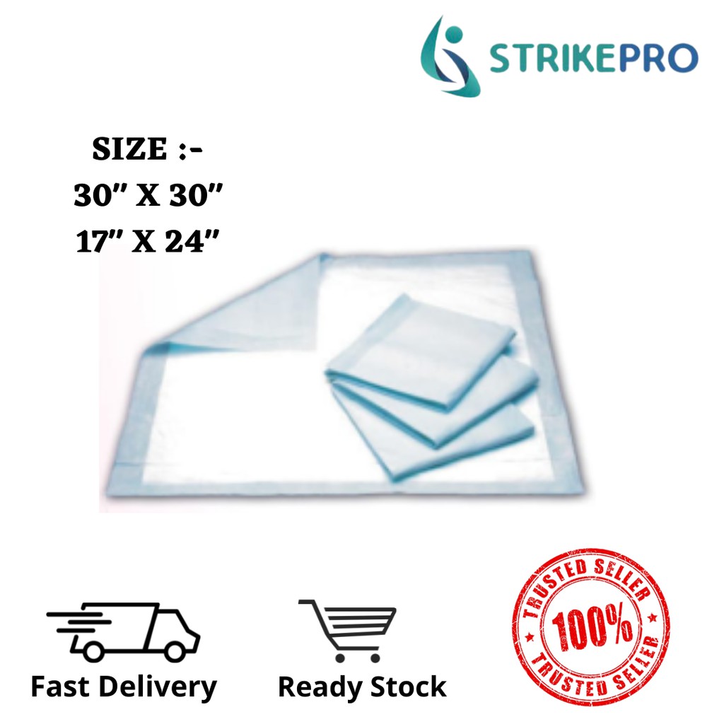[READY STOCK MALAYSIA] Disposable Underpad Cheap 30" x 30" (75 cm x 75