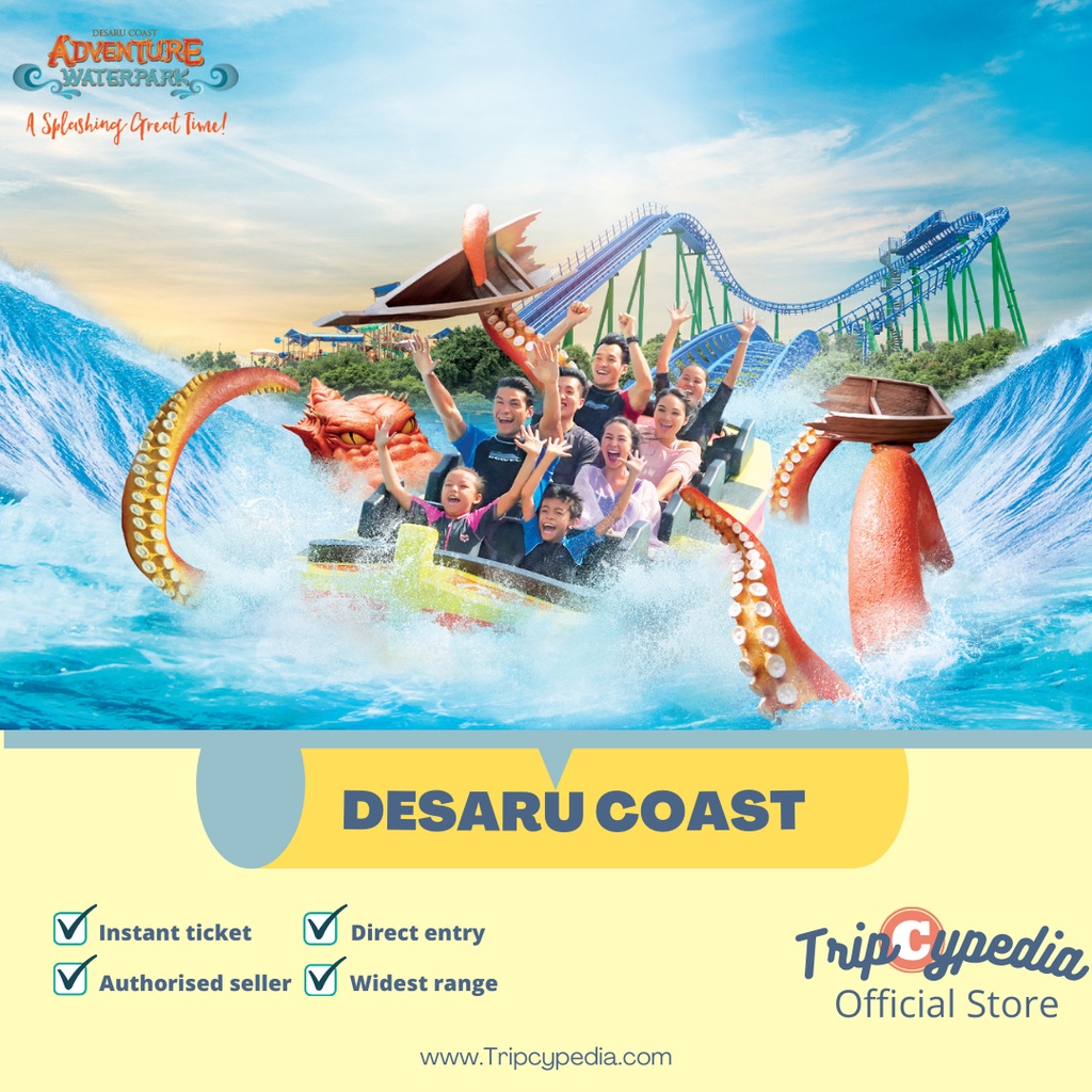 [TICKET READY NOW] (PROMO 2023) Desaru Coast Adventure Waterpark Ticket