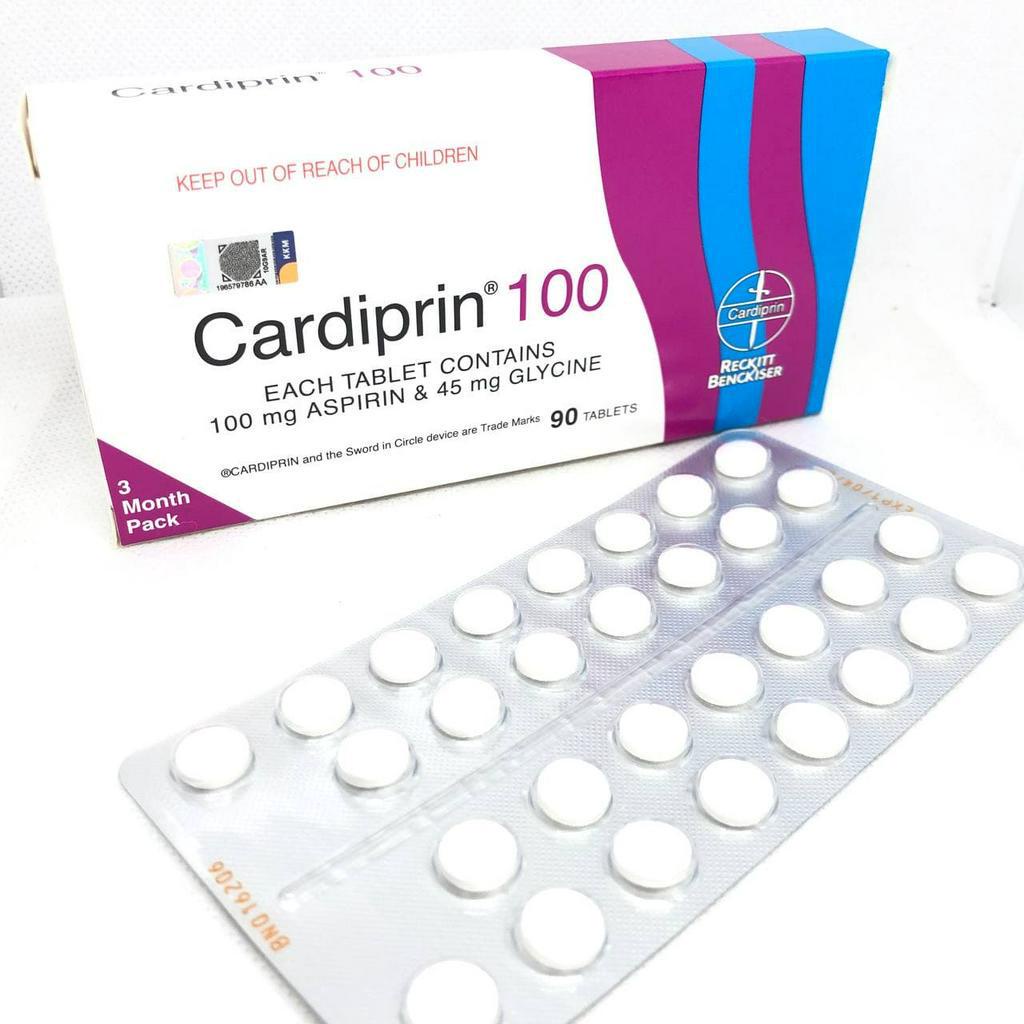 cardiprin 100 aspirin 100 mg & glycine 45mg Stephen Hodges