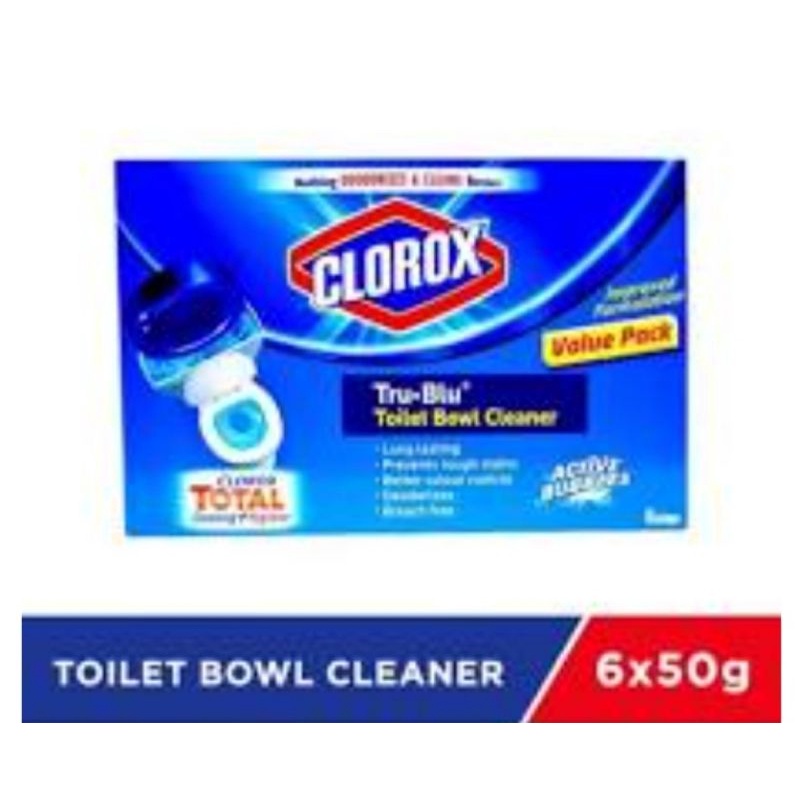 CLOROX TRUBLU TOILET BOWL CLEANER (6 tablets X 50g) Shopee Malaysia