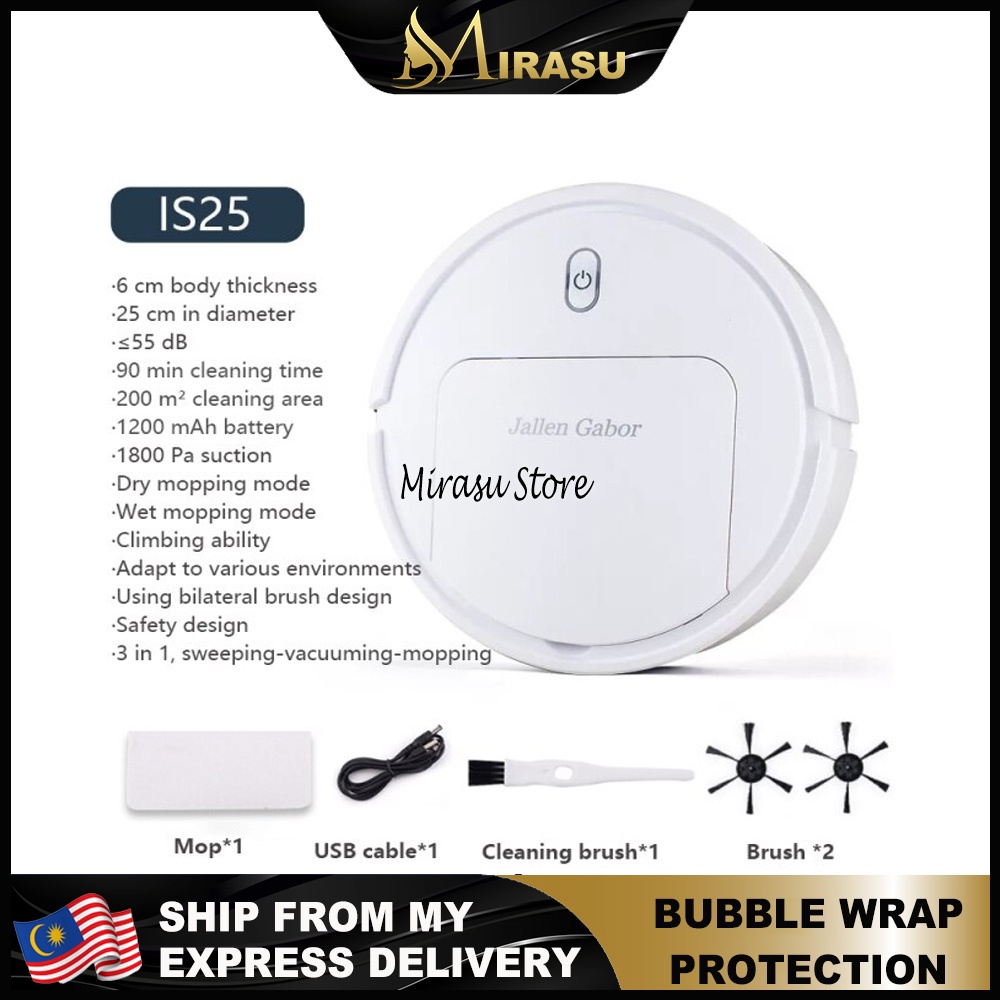 MIRASU 无线吸尘机 3 IN 1 Jallen Gabor IS25 Intelligent Vacuum Cleaner Smart