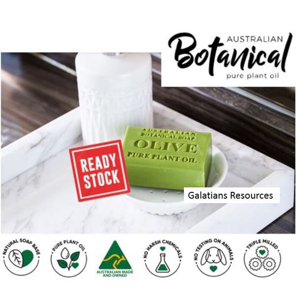 Australian Botanical Pure Plant Oil Natural Bar Soap Olive Oil with