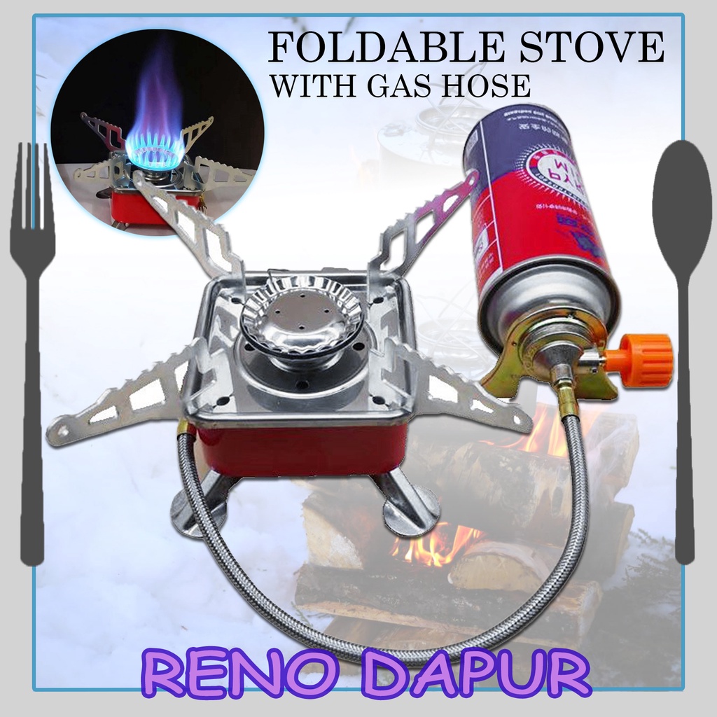 MINI STOVE Mini Gas Stove Camping Stove Burner Outdoor Picnic Gas Stove