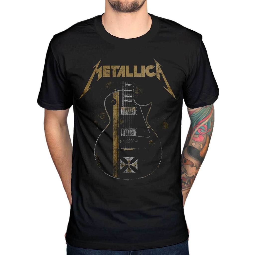 2021 2018 Fashion Metallica James Hetfield Iron Cross Mens T-Shirt Heavy Metal Rock Band Cool Mens Tee | Shopee Malaysia 1024_x_1024_jpg