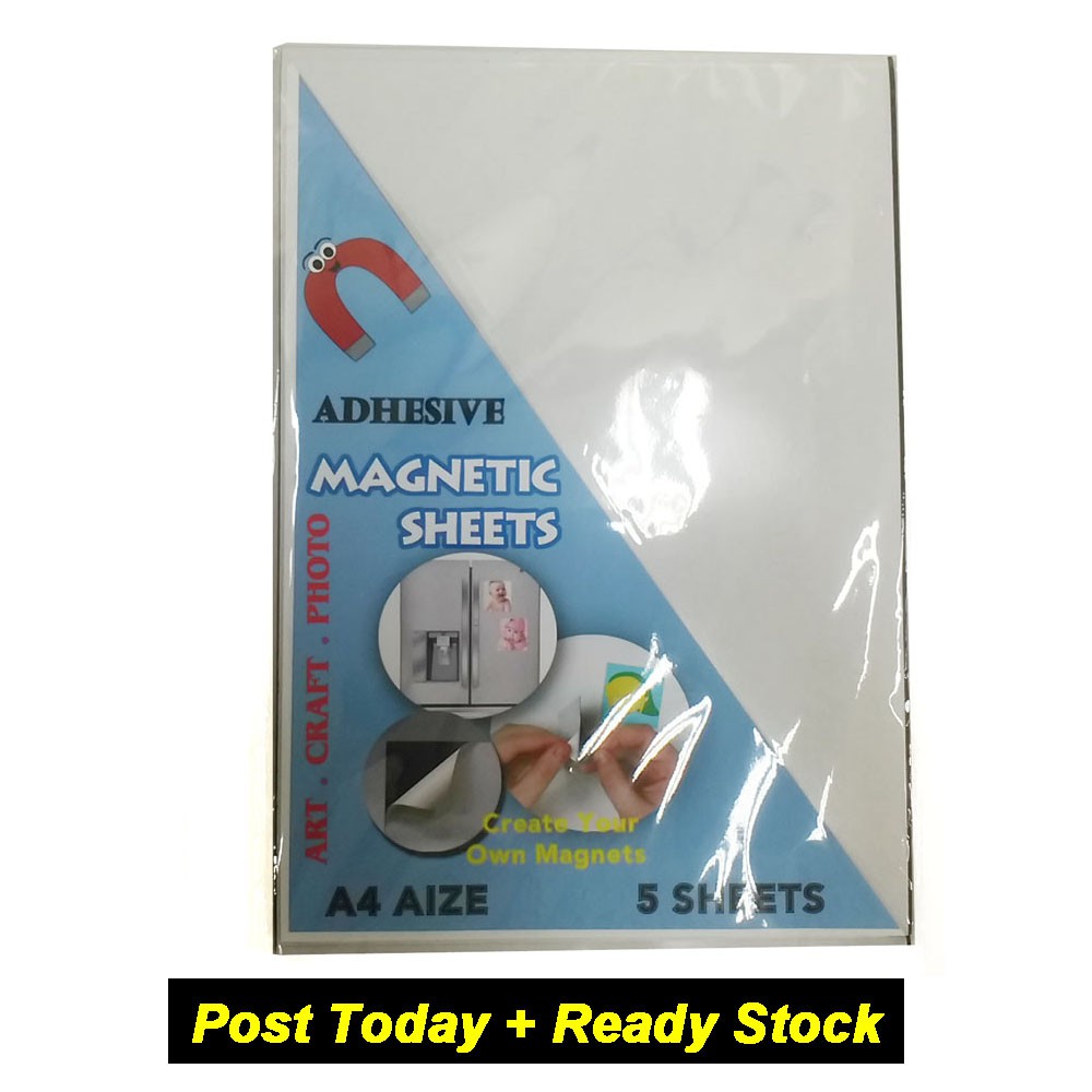 Adhesive Sheet 5 sheets (A4) For Arts Crafts & Photos Shopee