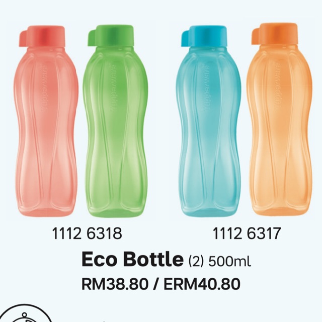 Tupperware Eco Bottle 500ml 1pc Shopee Malaysia