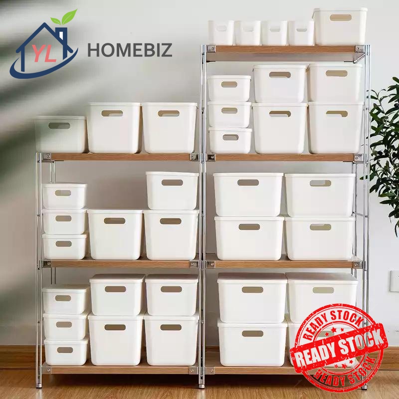 Storage box with lid Cosmetic packing box Clothing storage box plastic