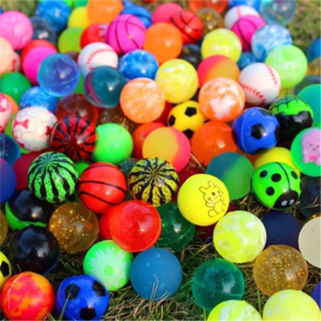 32mm Bouncing Toy Rubber Ball. Fun Bouncy Creative Rubber Balls for