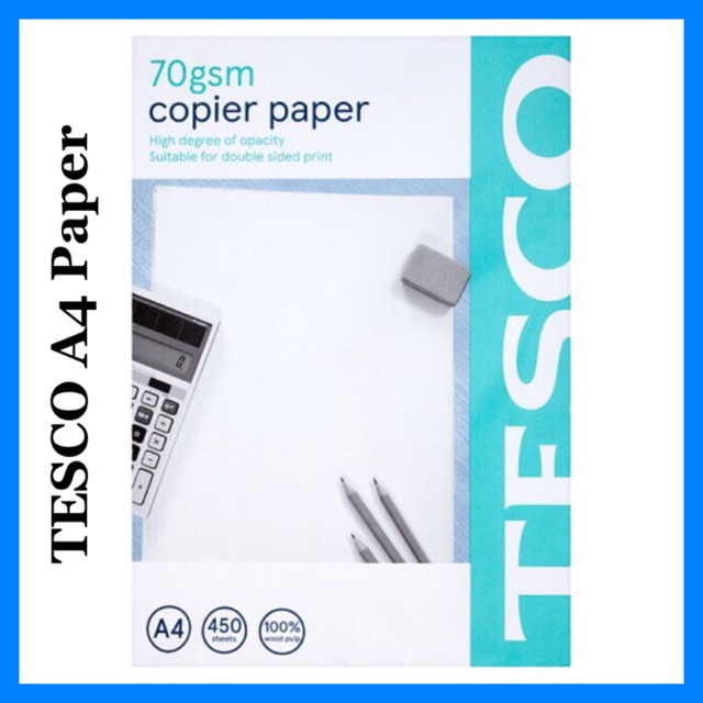 【返品不可】 A4 Tesco Copier Sheets 450 70gsm Paper 紙製品・封筒 www
