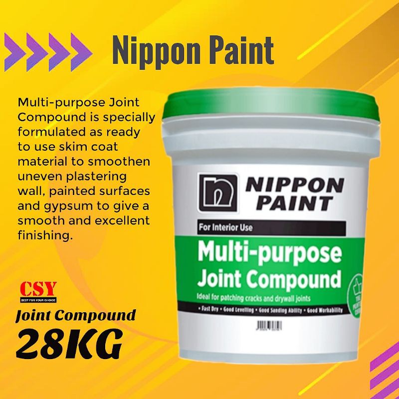 NIPPON PAINT Multipurpose Joint Compound 28kg Shopee Malaysia