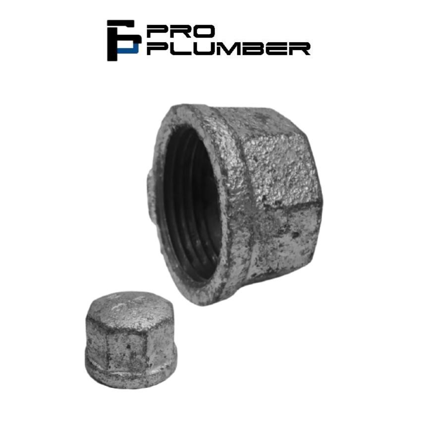 3/4" Galvanized Steel Pipe Fitting End Cap Water Pipe Paip Air Singki