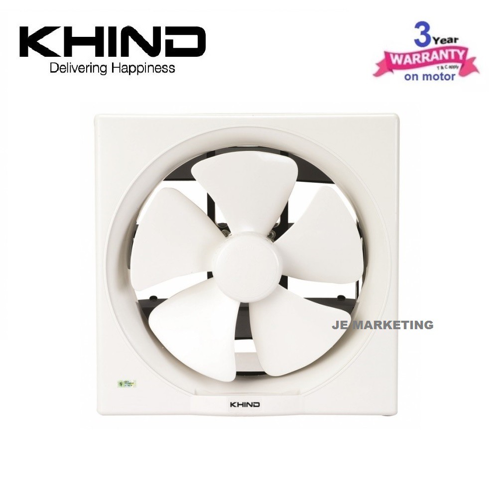 Khind Wall Mount Exhaust Fan (12") EF1201/ Mistral Wall Mount Exhaust