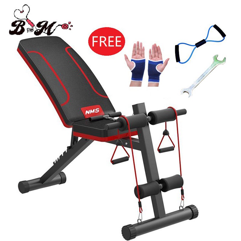 BM NMS Nomis Upgraded Version Gym Fitness Sit Up Workout Bench Chair