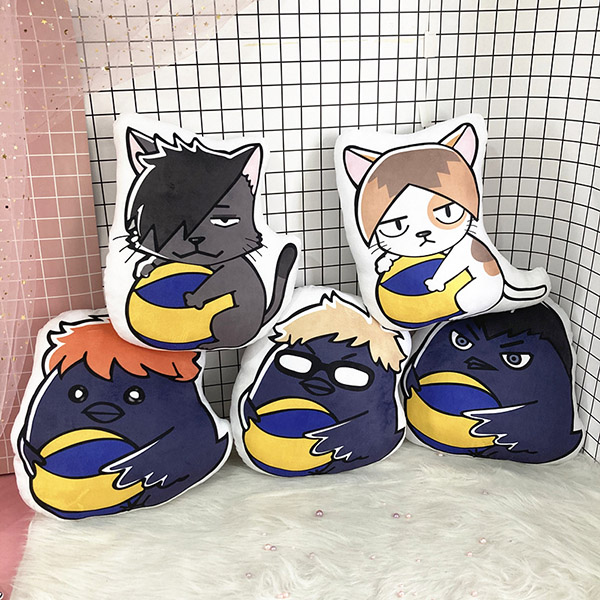 Star COD Haikyuu Cat Pillow Plush Cushion Shoyo Hinata Kenma Kageyama