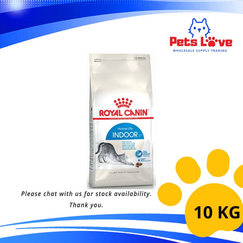 CM0133 ROYAL CANIN INDOOR 27 ADULT CAT FOOD 10KG (ORIGINAL