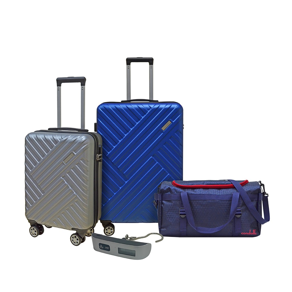 Condotti Super Value Luggage Set [ 1 set luggage + travelling bag