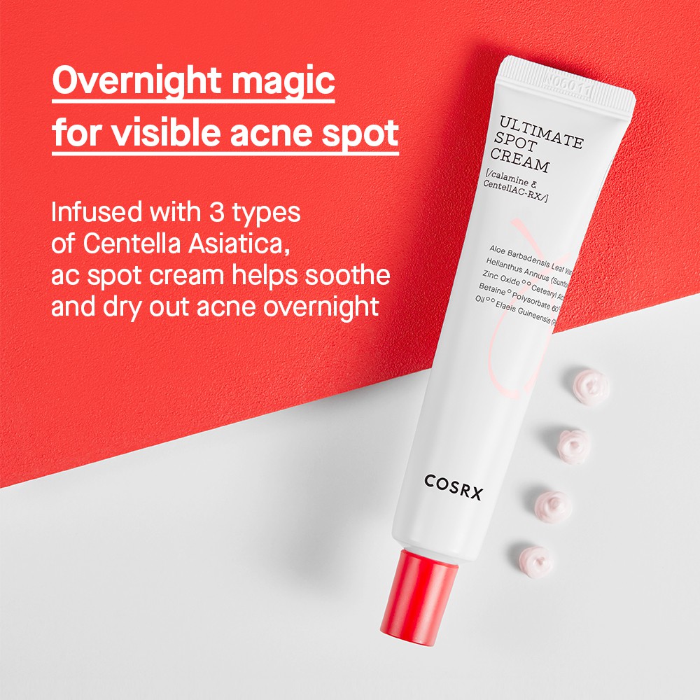 COSRX AC Collection Ultimate Spot Cream Overnight Magic For Acne (30g/1