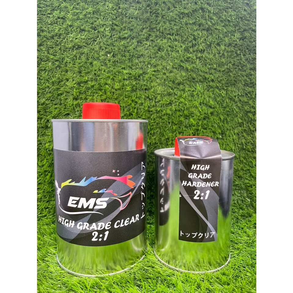 EMS 2K High Clear & Hardener 21 Slow Dry Automative Paint Shopee