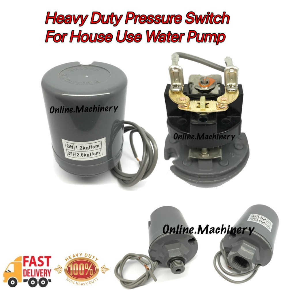 Pressure Switch HEAVY DUTY 1/4" 3/8" Female & Male Thread Water Pump