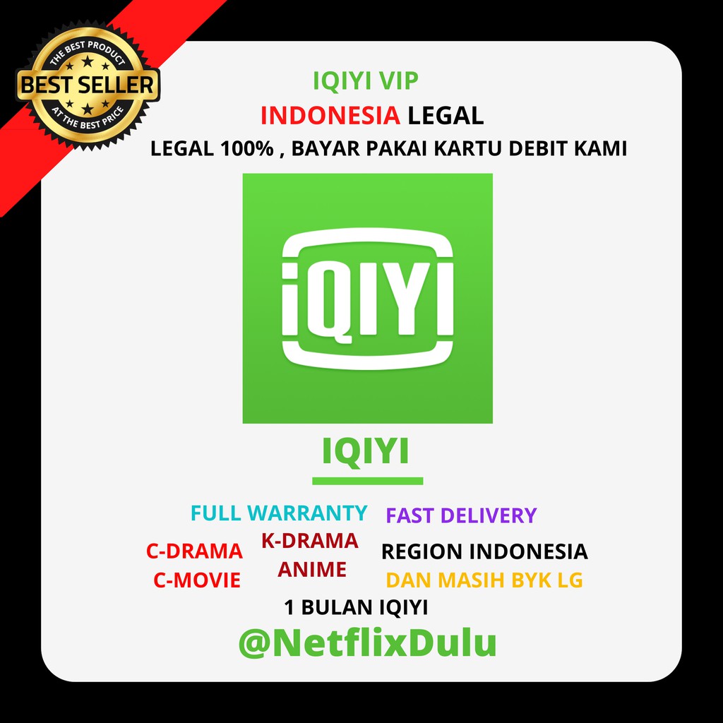çˆ±å¥‡è‰º IQIYI VIP PREMIUM 1 Month Shopee Malaysia