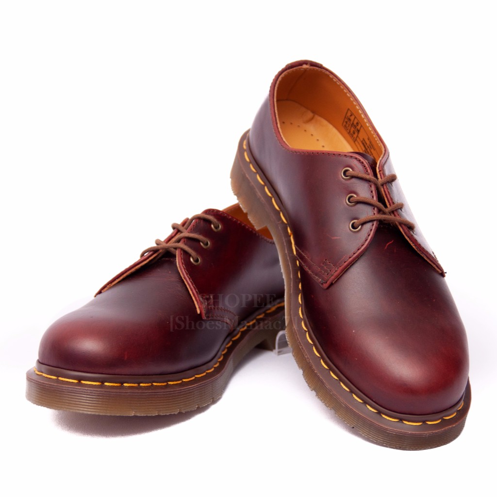 [READY STOCK ORIGINAL] Dr Martens 1461 Redwine Low Cut Original
