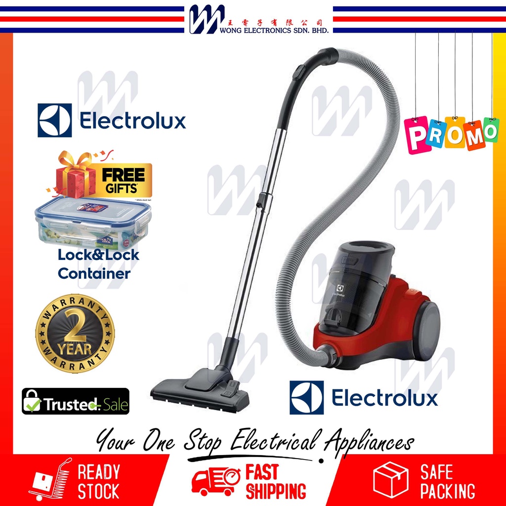 Electrolux EC416CR Vacuum Bagless 2000W Shopee Malaysia