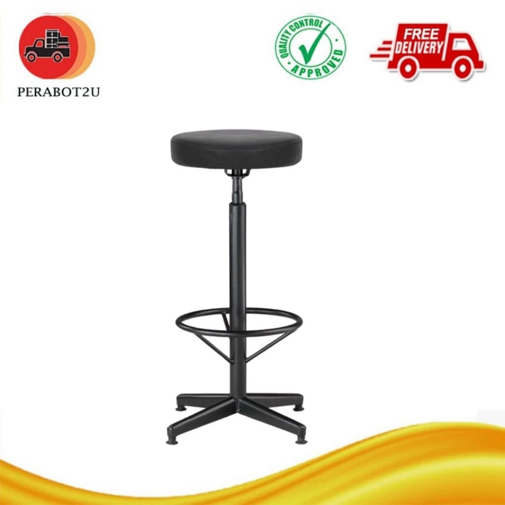 3V kerusi tinggi/kerusi pejabat/high bar stool pvc/bar chair Shopee
