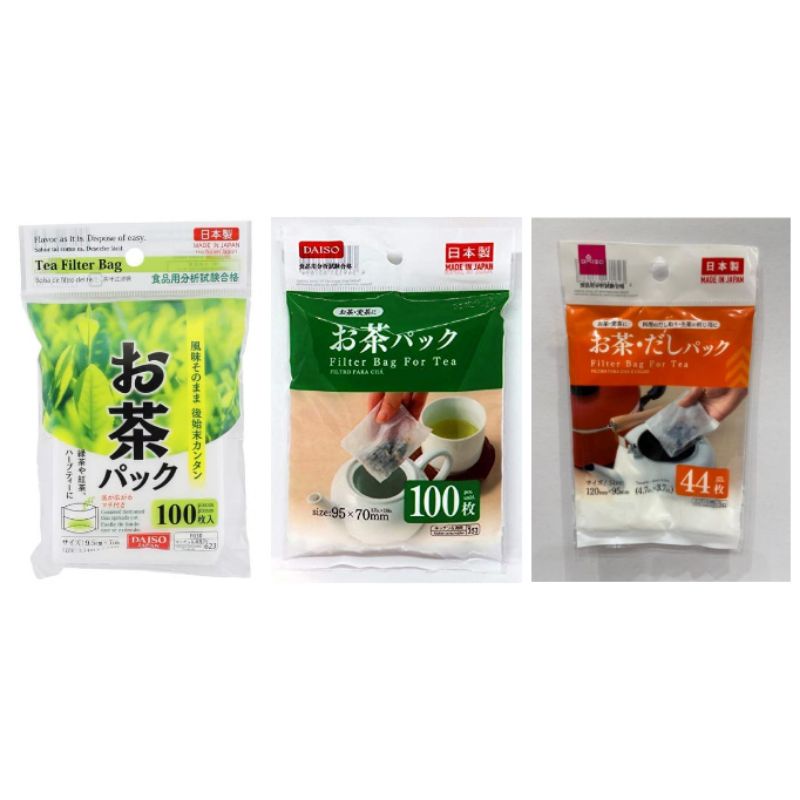 Daiso Tea Bag Filter Shopee Malaysia