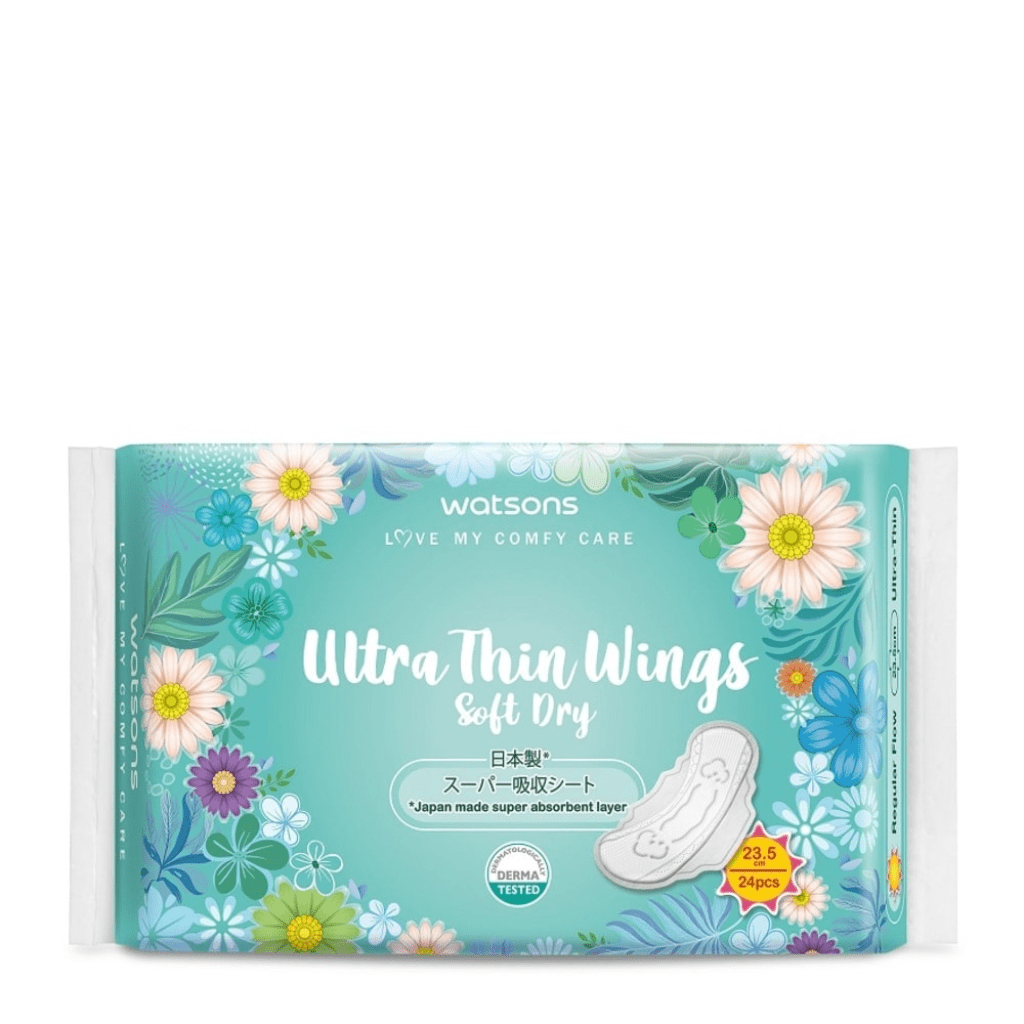 WATSONS UltraThin Soft Dry Sanitary Napkin 235mm 24s Shopee Malaysia