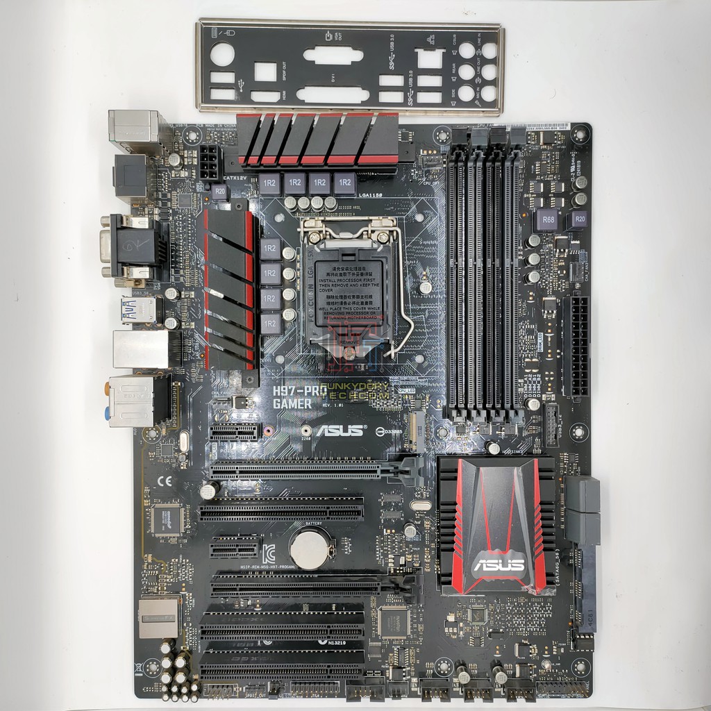 Asus H97PRO GAMER ATX LGA1150(4th Gen) Motherboard include I/O shield