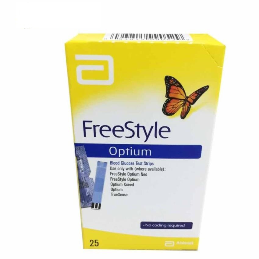 Abbott FreeStyle Optium Blood Glucose Test Strips (10 / 25 / 50 Test