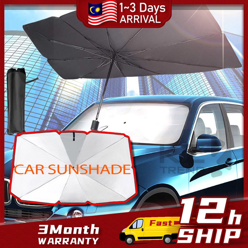 Car Sun shade Front Windscreen UV Rays Heat Sun Visor Umbrella Car