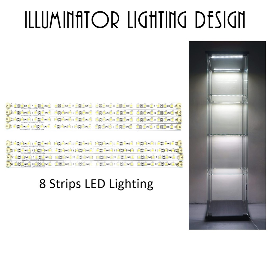 LED Strips Light LED Lighting Kits For IKEA DETOLF Aluminum