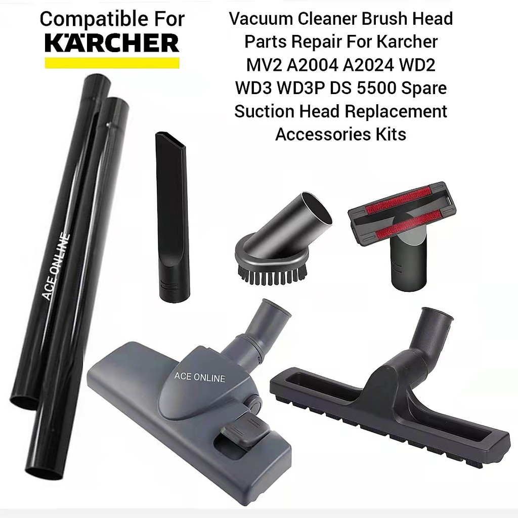 Vacuum Cleaner Brush Head Parts Repair Replacement For Karcher MV2