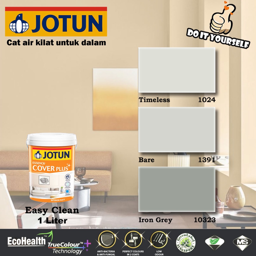 JOTUN ESSENCE COVER PLUS INTERIOR MATT 1 Liter Timeless 1024 / Bare