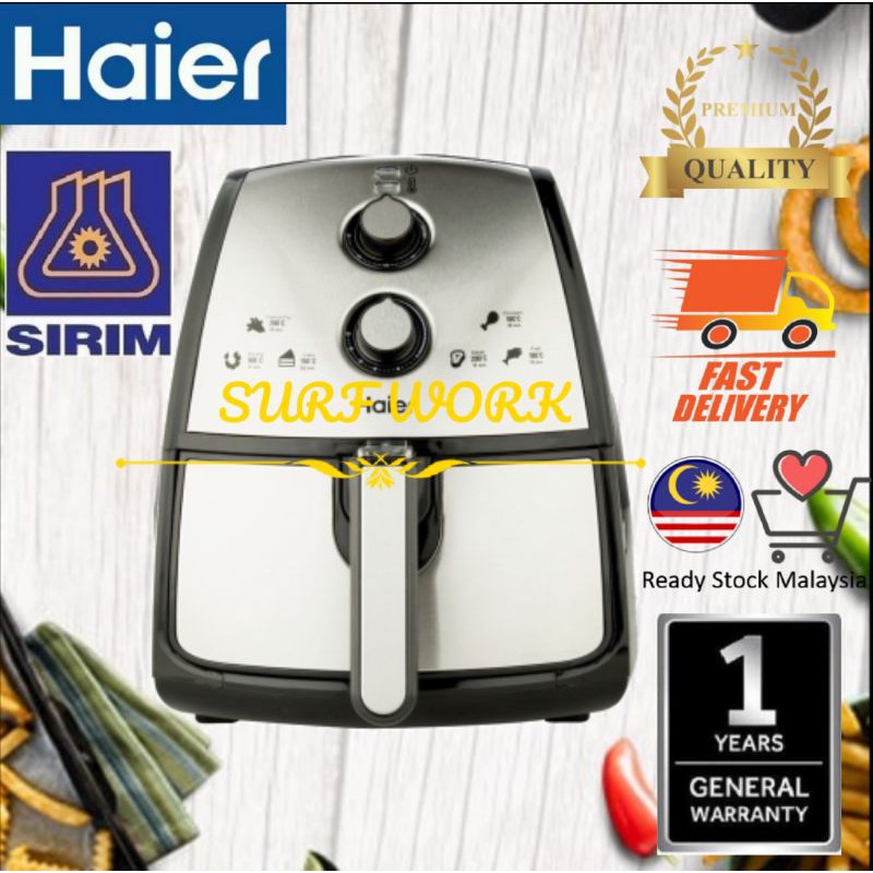👍👍Haier Air Fryer Analog [4L] READY STOCK. Shopee Malaysia