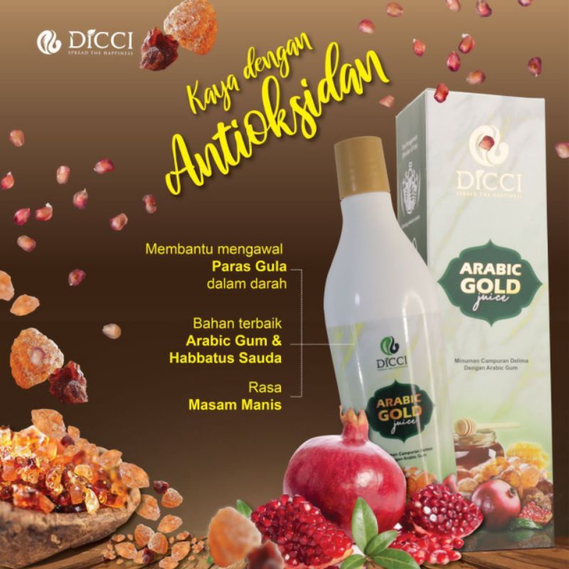 JUICE ARABIC GOLD ORIGINAL BY DICCI JUS ARABIC GOLD ARABIC GUM