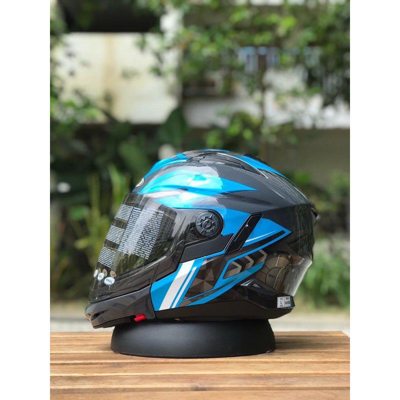 🔥NEN MODEL🔥zeus helmet(GJ613)blackgreyFREE SMOKE VISOR+🎁Myster gift🎁