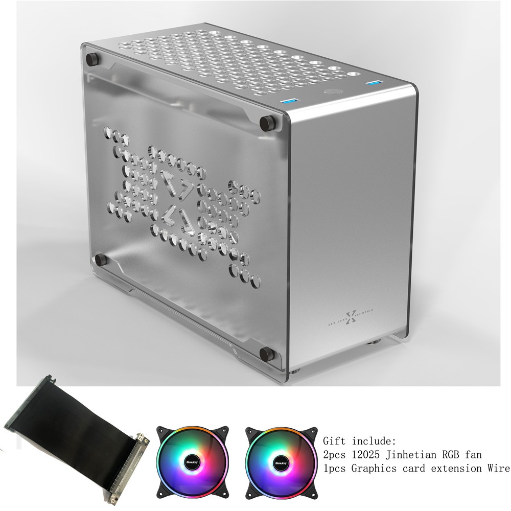 ZZAW Braveman B1 Aluminum Alloy Mini ITX PC Case DIY Installation for
