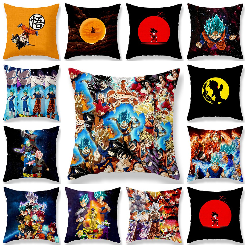 DZB Dragon ball Z Goku Linen Pillow Sofa Car Bed Sofa Pillow Cushion