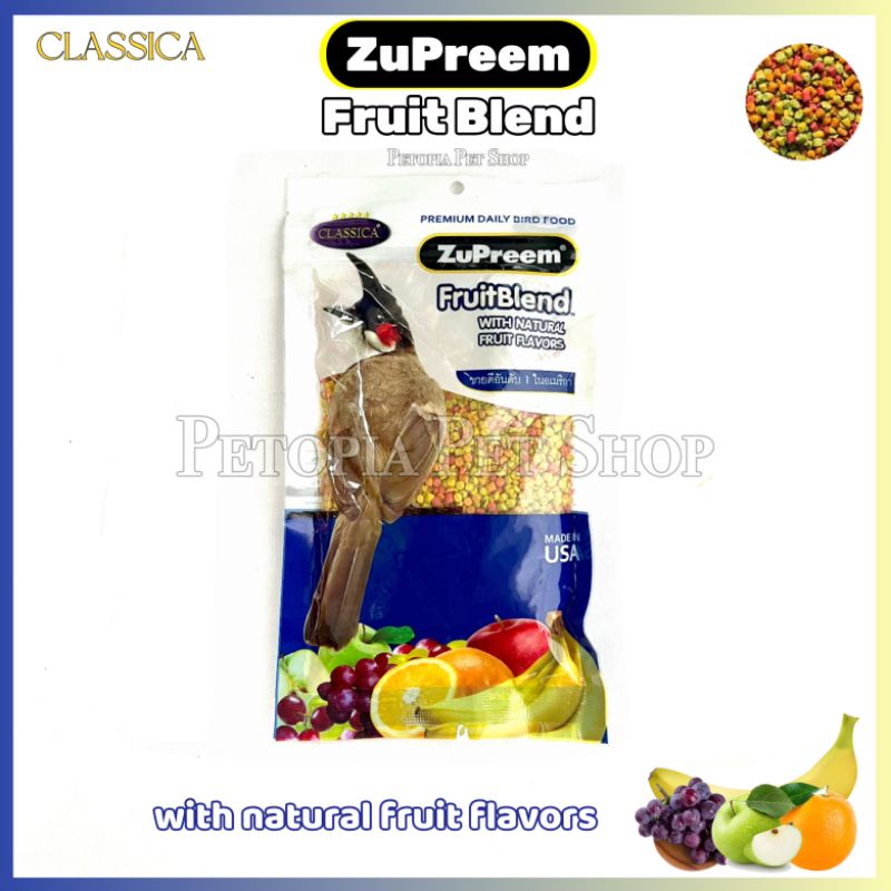 Zupreem Fruit Blend With Natural Fruit Flavors Dedak Pellet Buahan 100g