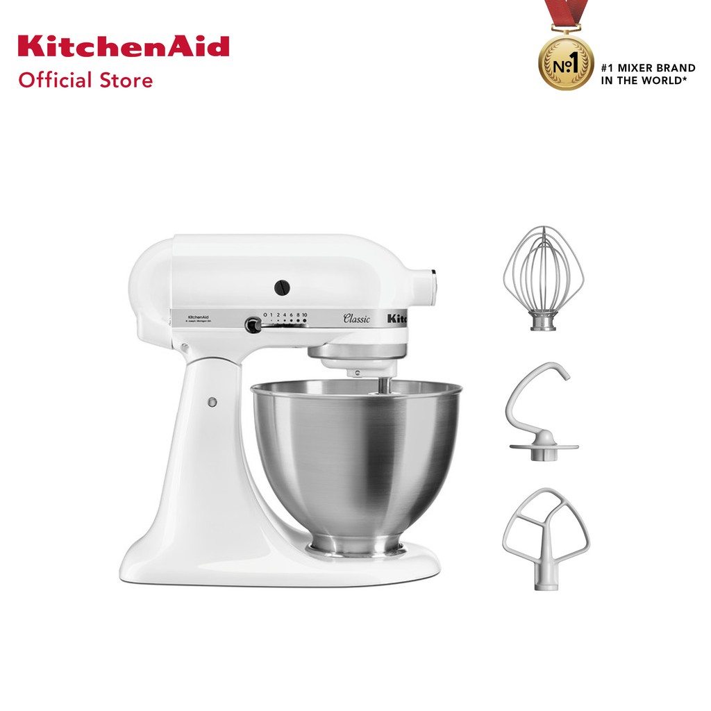 KitchenAid Classic 4.3L TiltHead Stand Mixer (5K45SS) Shopee Malaysia
