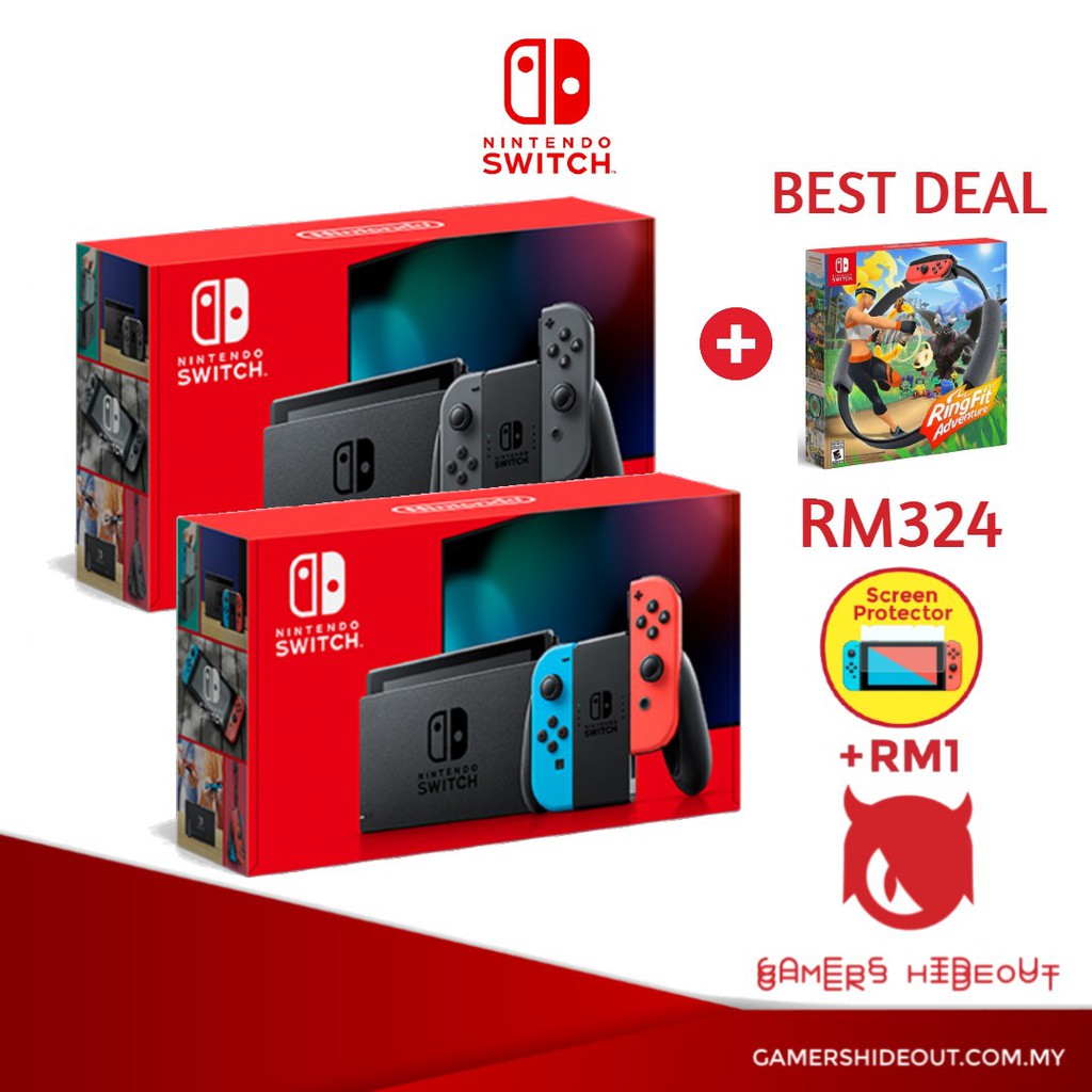 Nintendo Switch Console Enhanced (1 Year Official Warranty) Nintendo