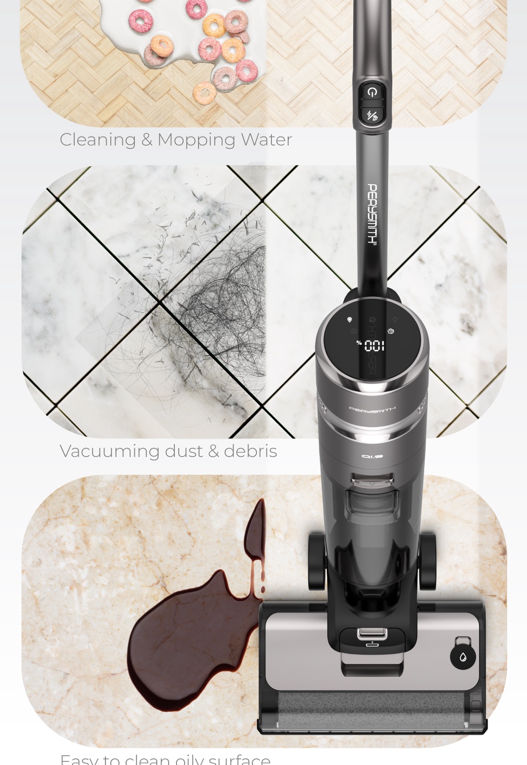 PERYSMITH SMART CORDLESS WET & DRY VACUUM CLEANER Ai9 PerySmith Malaysia