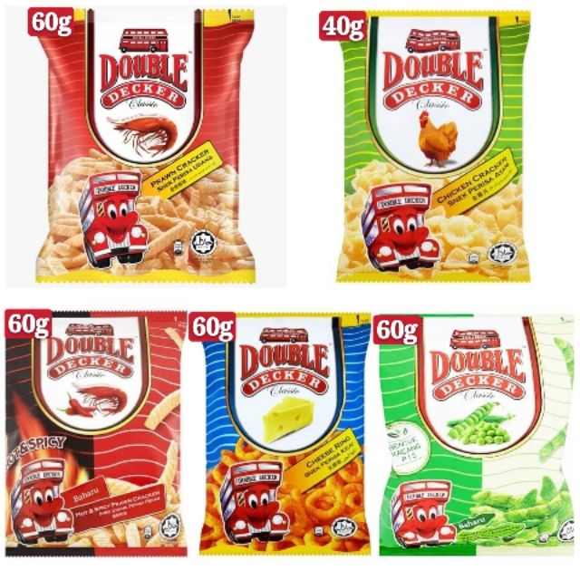 Mamee double decker is one of the famous food manufacturer in malaysia. Mamee Double Decker Crackers 40g - 70g | Shopee Malaysia