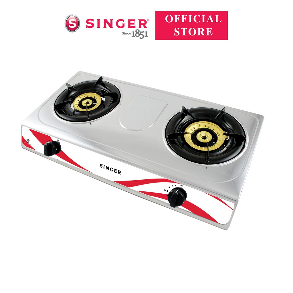 SINGER Double Burner Gas Stove GS888SP Shopee Malaysia