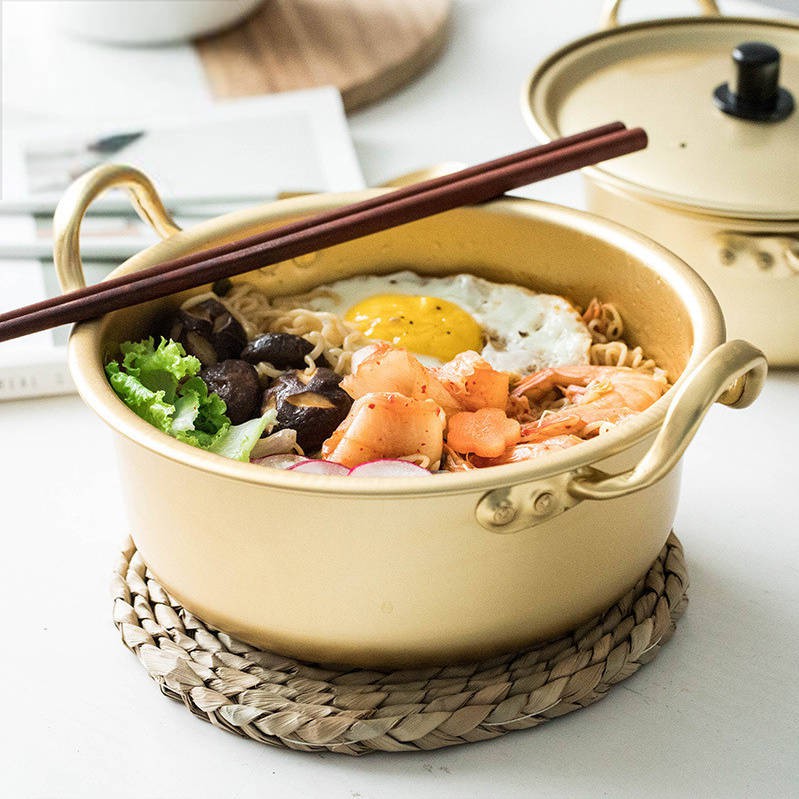 Instant noodle pot, milk pot, soup pot, household Korean ramen pot