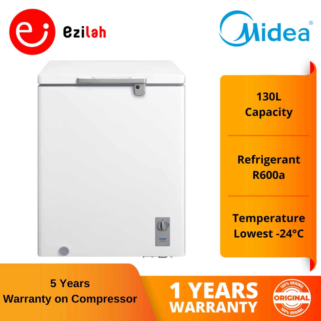 Midea 2 in 1 Chest Freezer (130L) WD130WA Shopee Malaysia